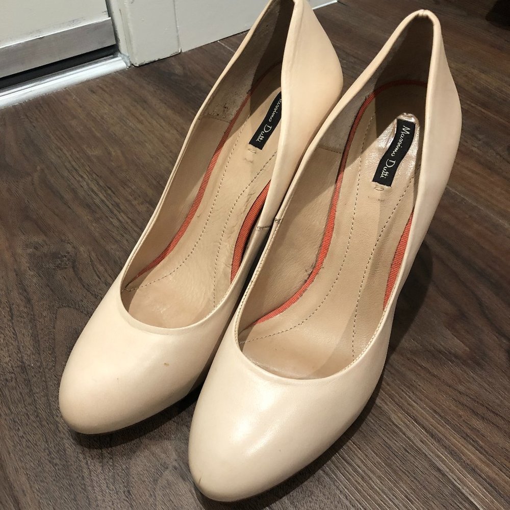 Massimo Dutti Nude Heels
